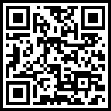 그림입니다.  원본 그림의 이름: QR코드.jpg  원본 그림의 크기: 가로 357pixel, 세로 357pixel