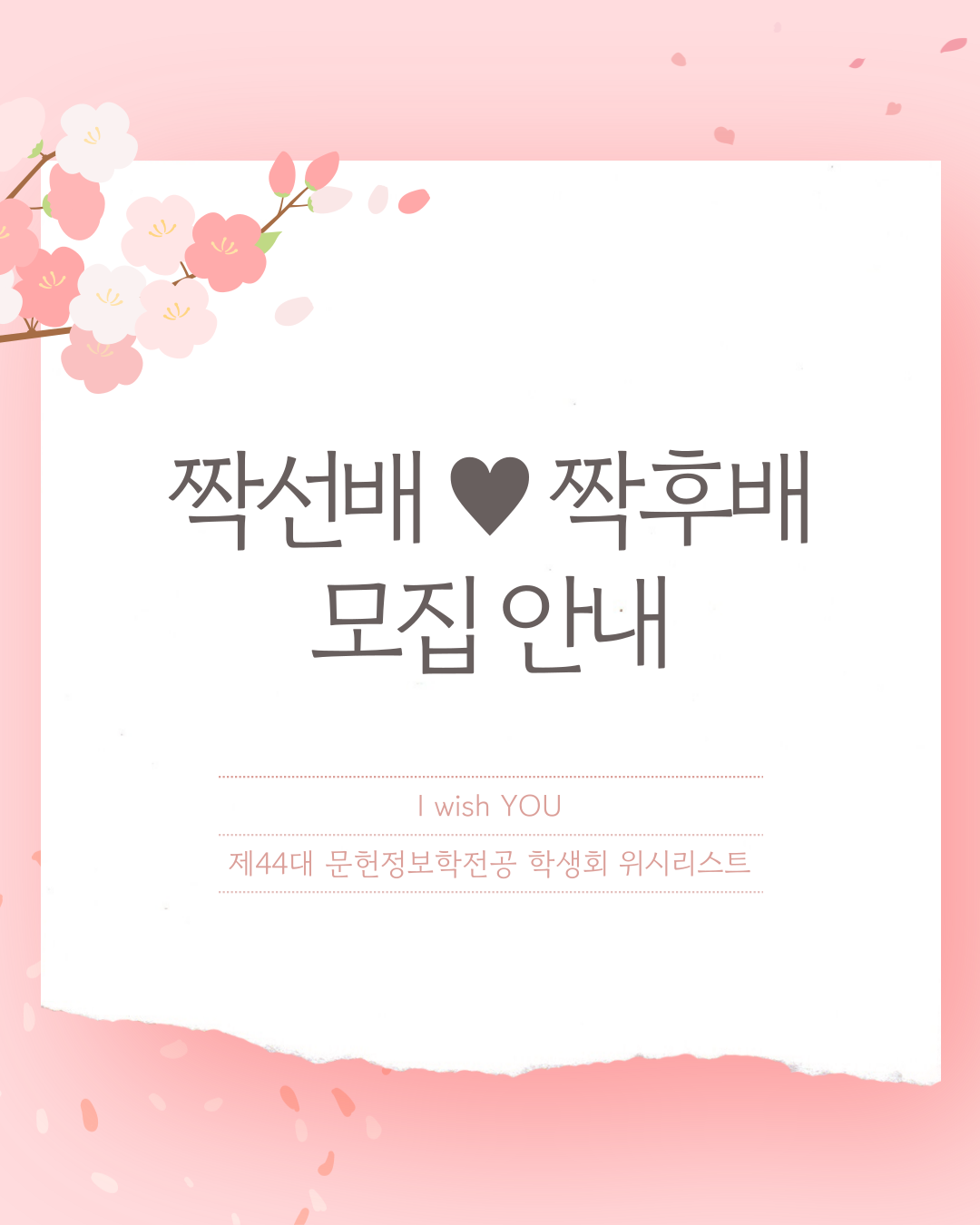 🤍 짝선배-짝후배 신청 안내 🤍 첨부 이미지